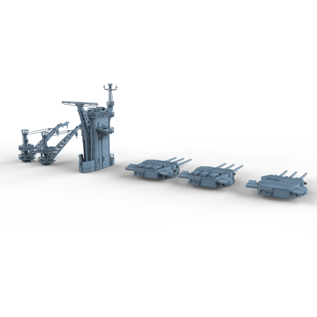 Yao's Studio LYCG325 1/700 Model Super Detail Up Sets US Alaska-Class Cruiser For Trumpeter