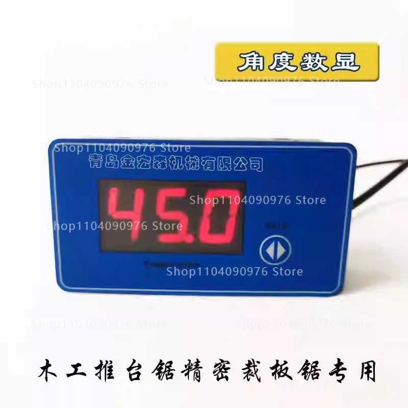 

Precision panel saw 45 degree angle digital display woodworking push table saw angle display table gravity angle meter