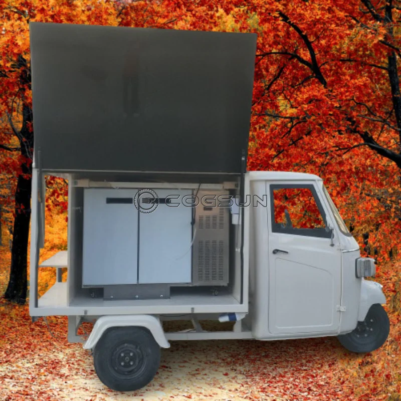 Outdoor Street Beer Bar American Standard Food Truck Burger Hot Dog Snack Vending Cart Tuktuk Food Truck for Sale