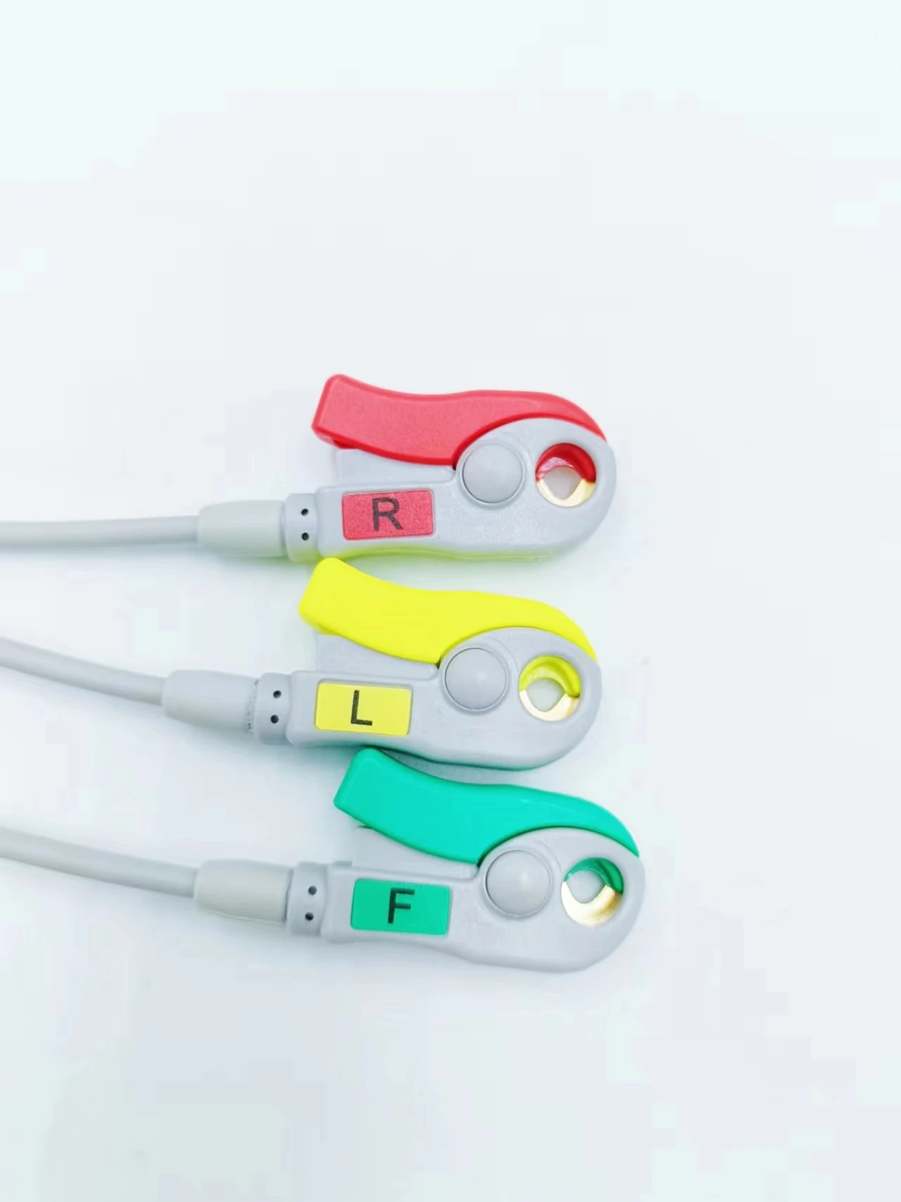 Compatible PH 3 Lead 12 Pin Electrocardiogram Lead Wires Clip Type