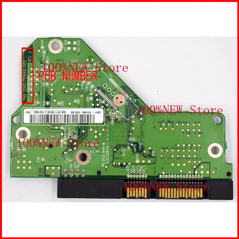 Для WD1600AAJS, WD800AAJS, WD3200AAJS/HDD PCB 2060-701444-003 REV A, 2060 701444 003 / 2061-701444-000, 2061-701444-800