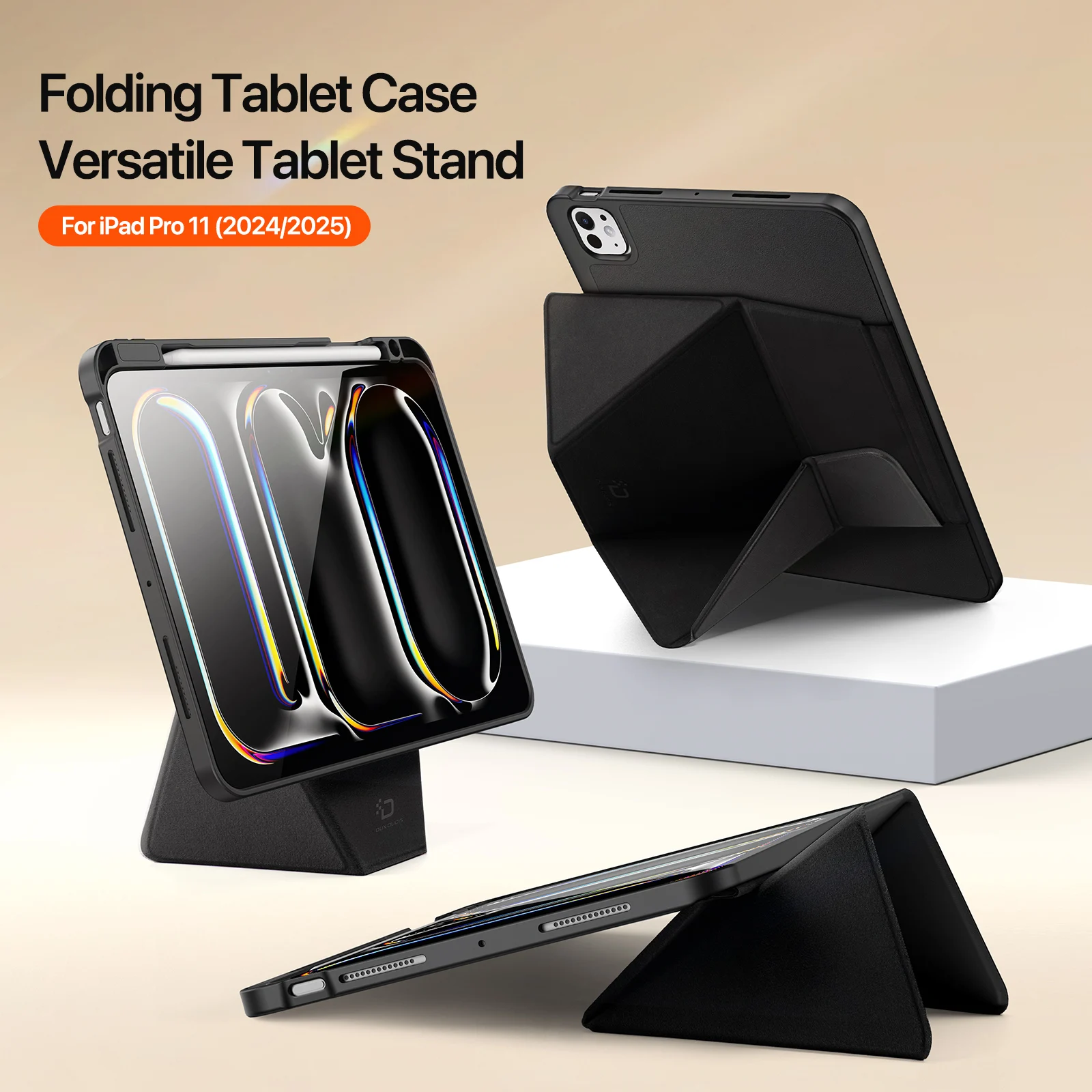 DUX DUCIS Case For iPad Pro 13 2025/iPad Air 11 M4/iPad 10/Air5 Tablet with Pen Holder Auto Wake Sleep Multi-angle Support Case
