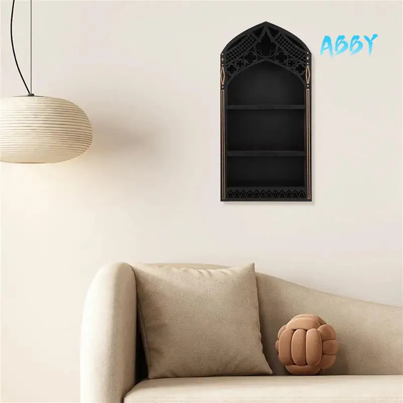 

ABBY-Arched Crystal Stand French Crystal Display Stand Wall Decoration