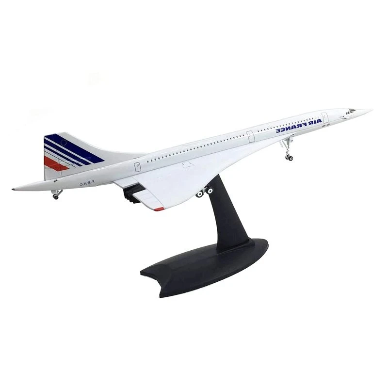 5X 1/200 Concorde Supersonic Passenger Aircraft Air France Airways Model For Static Display Collection