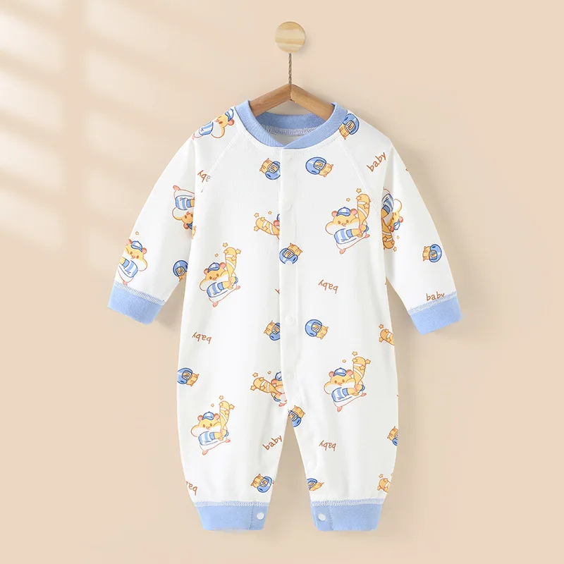 

Baby Onesie 100% Cotton Floral Animal Cute Print Spring Autumn Newborn Clothes Unisex Long Sleeve Baby Rompers For Boys Girls