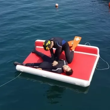 Inflatable Stretcher High Buoyancy Professional Rescue Equipment Featuring Lifebuoy Light Life Ring for Lifesaving