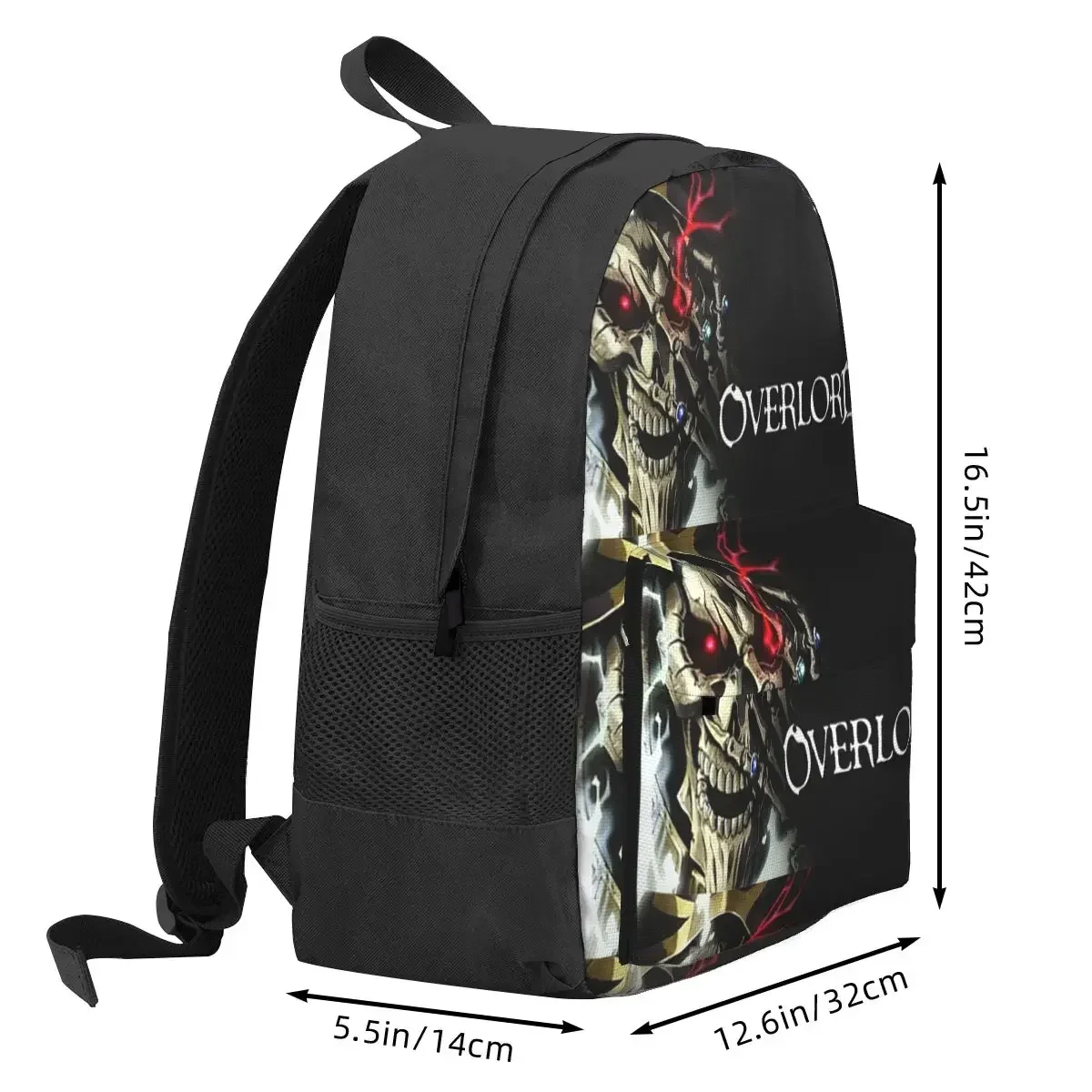 Overlord Skull (4) Backpacks Boys Girls Bookbag Children School Bags Cartoon Laptop Rucksack Shoulder Bag Large Capacity