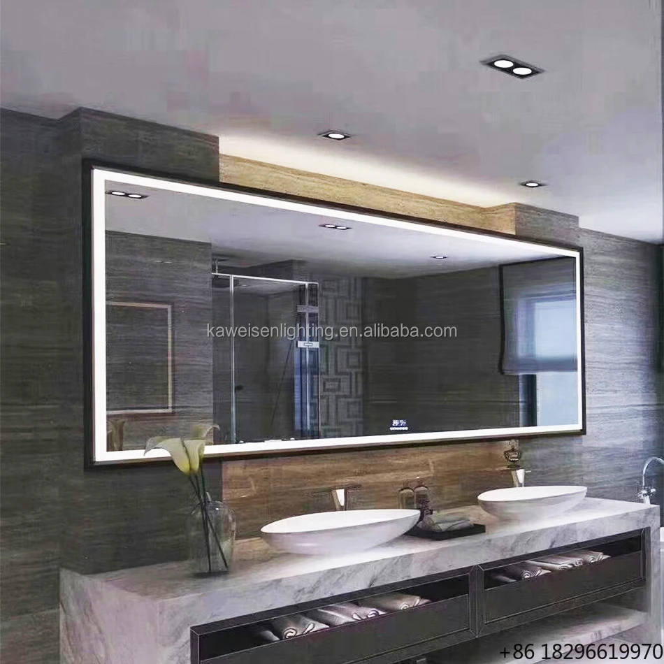 Custom Aluminum Frame LED Smart WiFi Vanity