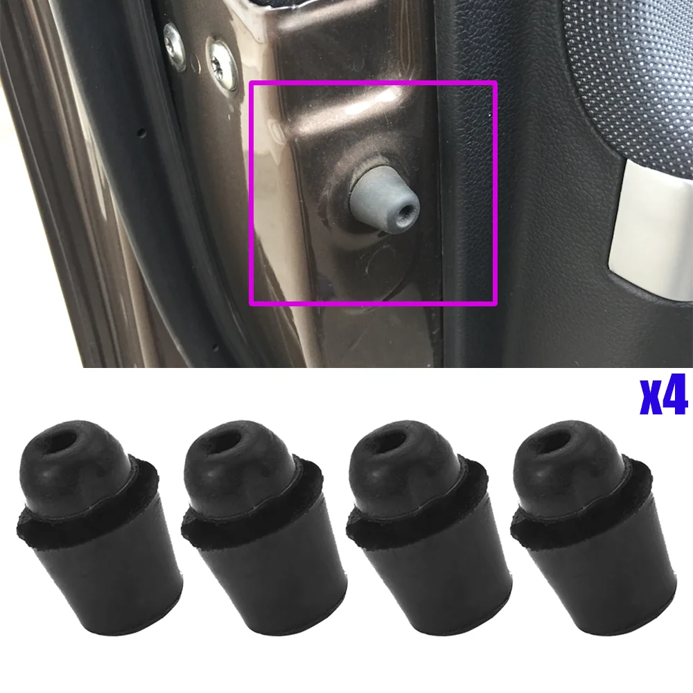 4x 8219128010 Door Buffer Pad Anti Shock Bump Stop For KIA Ceed SW Stonic Mohave Rio Magentis Sorento Cerato Rubber New