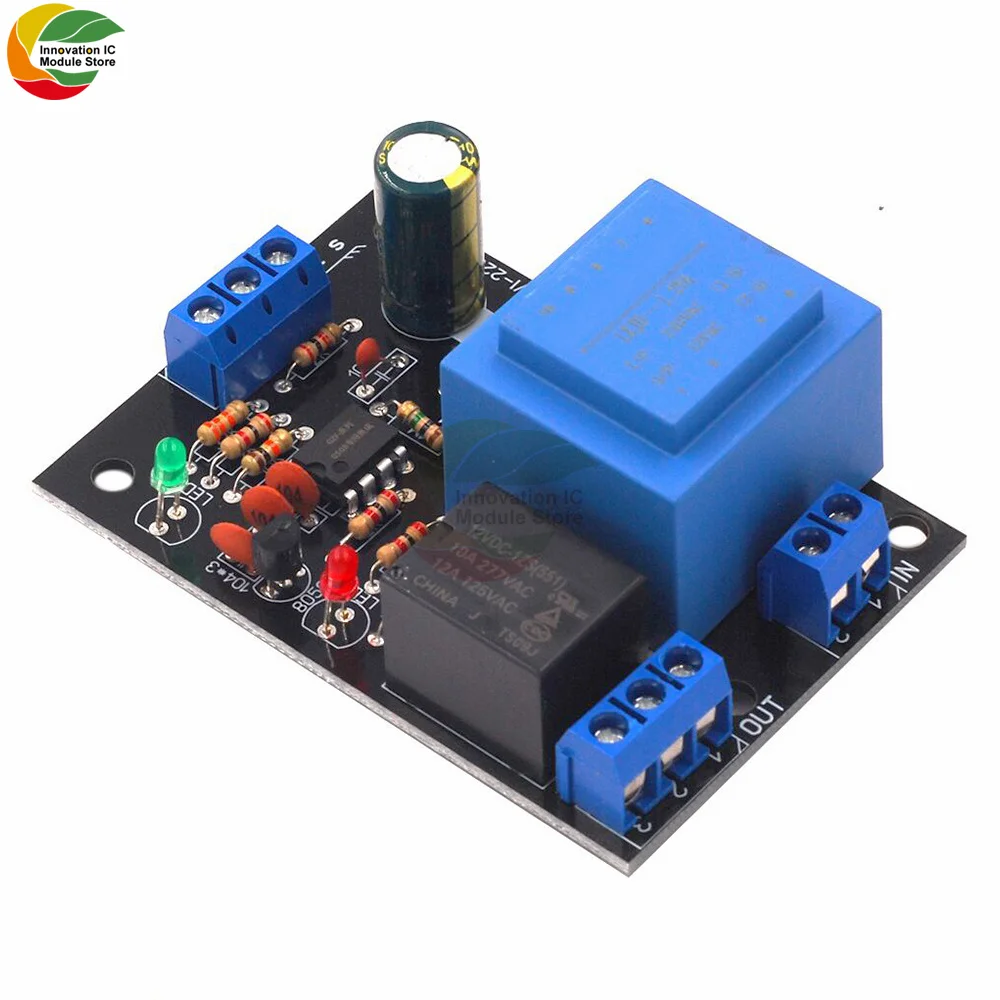 Water Level Liquid Level Switch Sensor Controller Water Tank Tower Pool Automatic Pumping Water Drainage AC 220V Power Supply