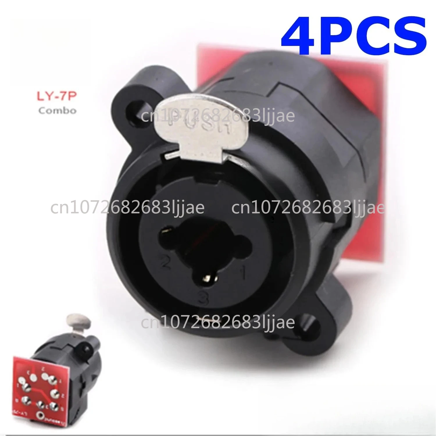 Rack Patch Panel 4 8 12 16 Way Channel 1U Flight Case Mount for XLR Connecctor Male Female SpeakOn Audio Cable Plug 1U 8D 12D