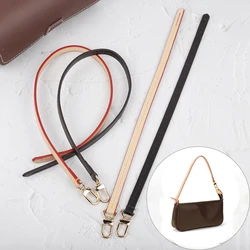 38cm 55cm Genuine Leather Detachable Handle Replacement Bag Strap for Pochette Accessories Handbag Straps Belt Strap Accessories