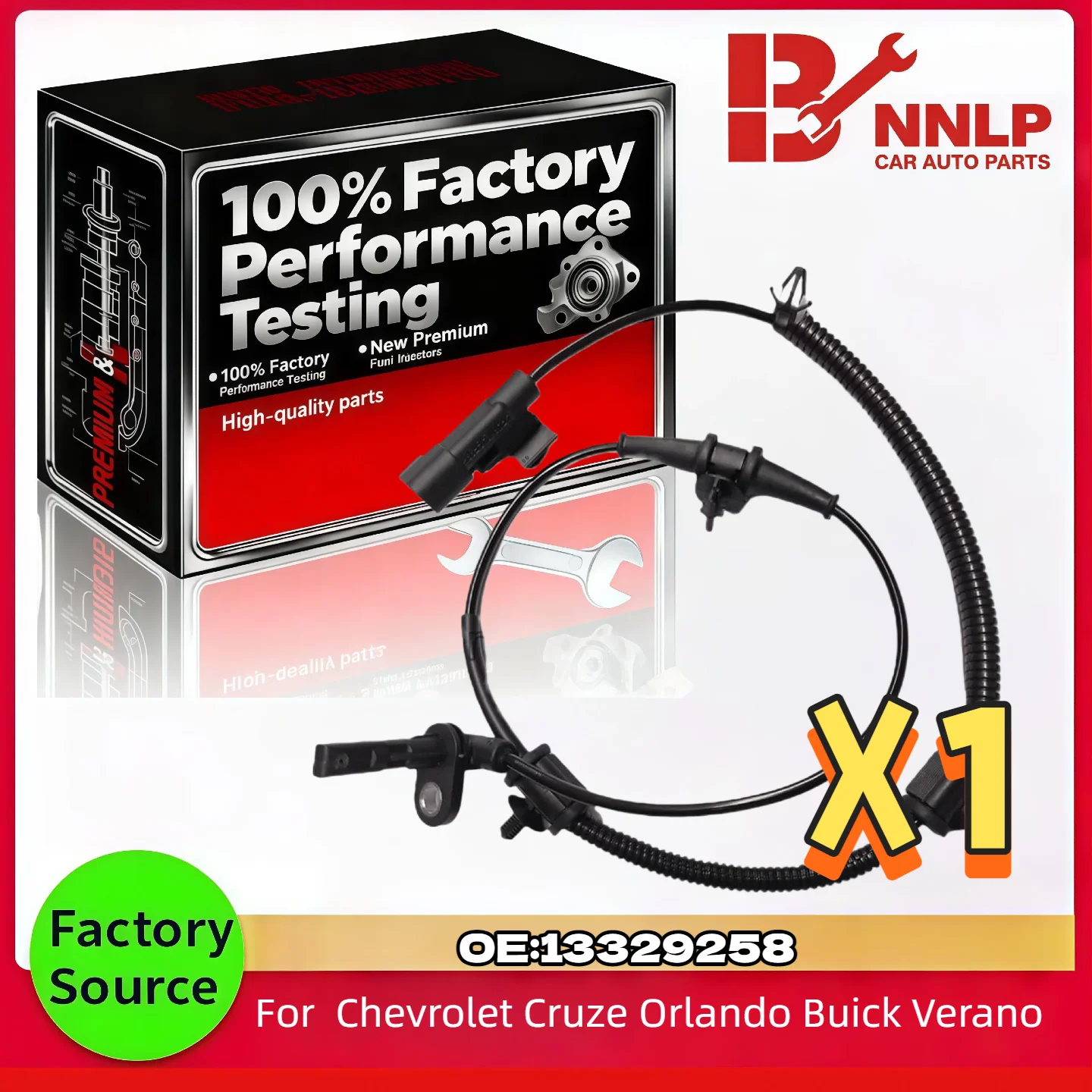 シボレー クルーズ オルランド ビュイック ベラノ用 フロント LH または RH ABS ホイールスピードセンサー 13329258