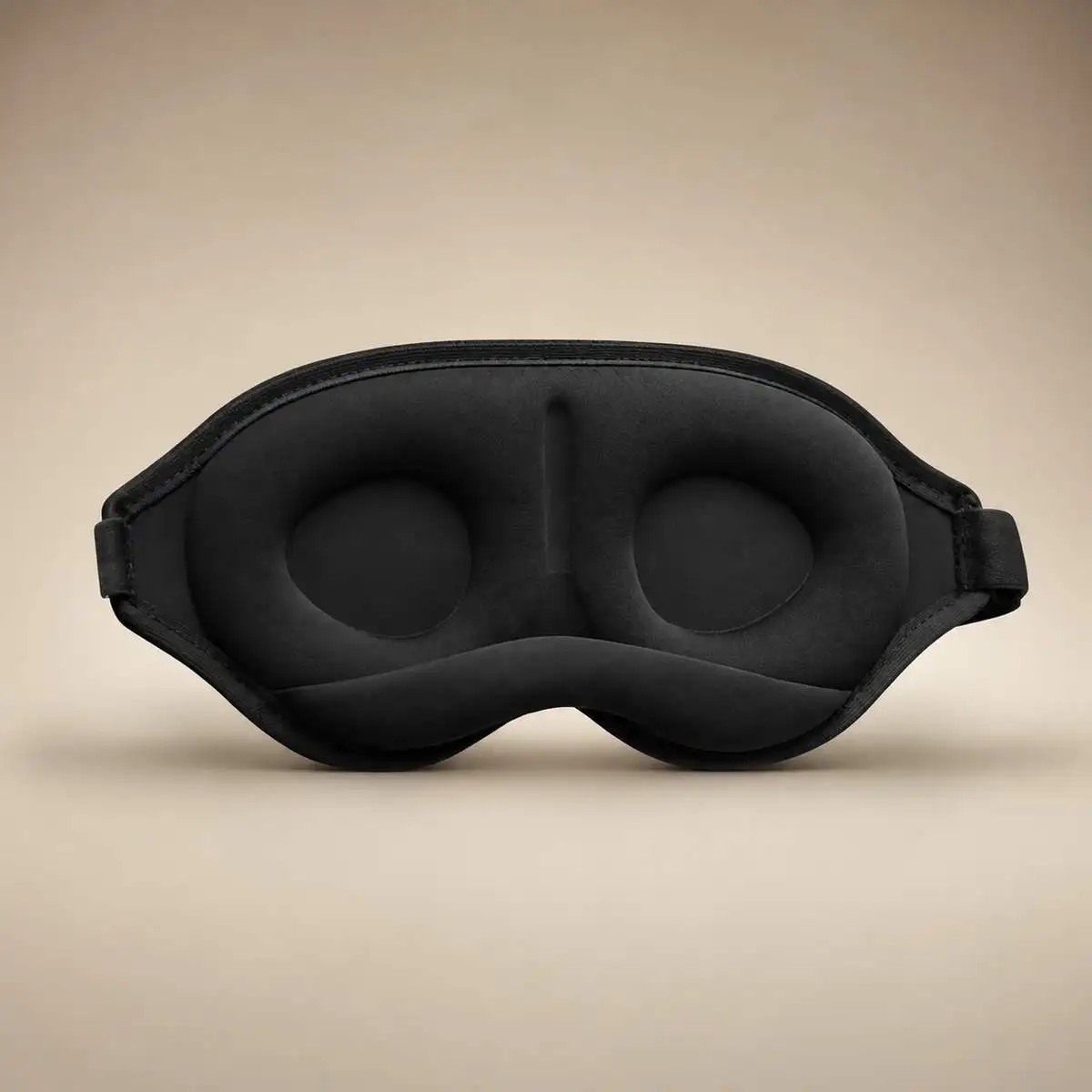 Contoured Sleep Eye Mask Polyester Light Blocking Blackout Blindfold Pressure Free Nose Wing Airplane Travel Sleeping Night Rest view 4