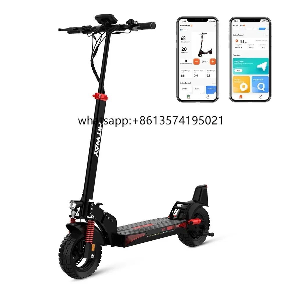 

THITWAY H9ABE Foldable Electric Scooter, 48V 15.6Ah, App-Enabled E-Scooter Legal For Road Use In Germany, Wholesale