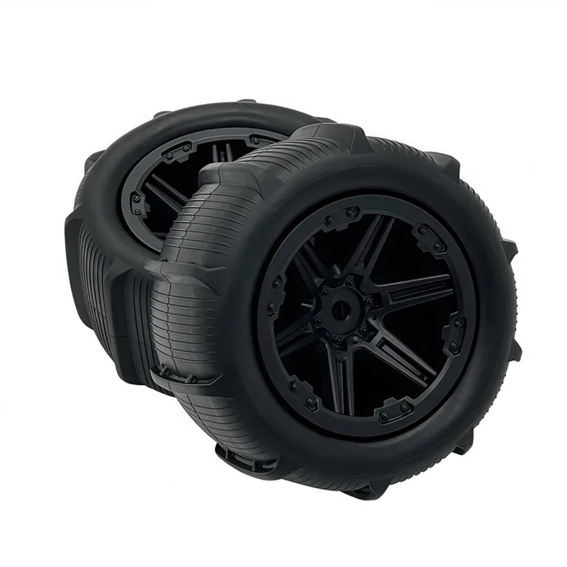 12mm Hex Snow and Sand Mud Off-Road Buggy Tires Wheel - Compatible WLtoys 144001 144010 MJX 1/14 1/16 1/18 RC Car
