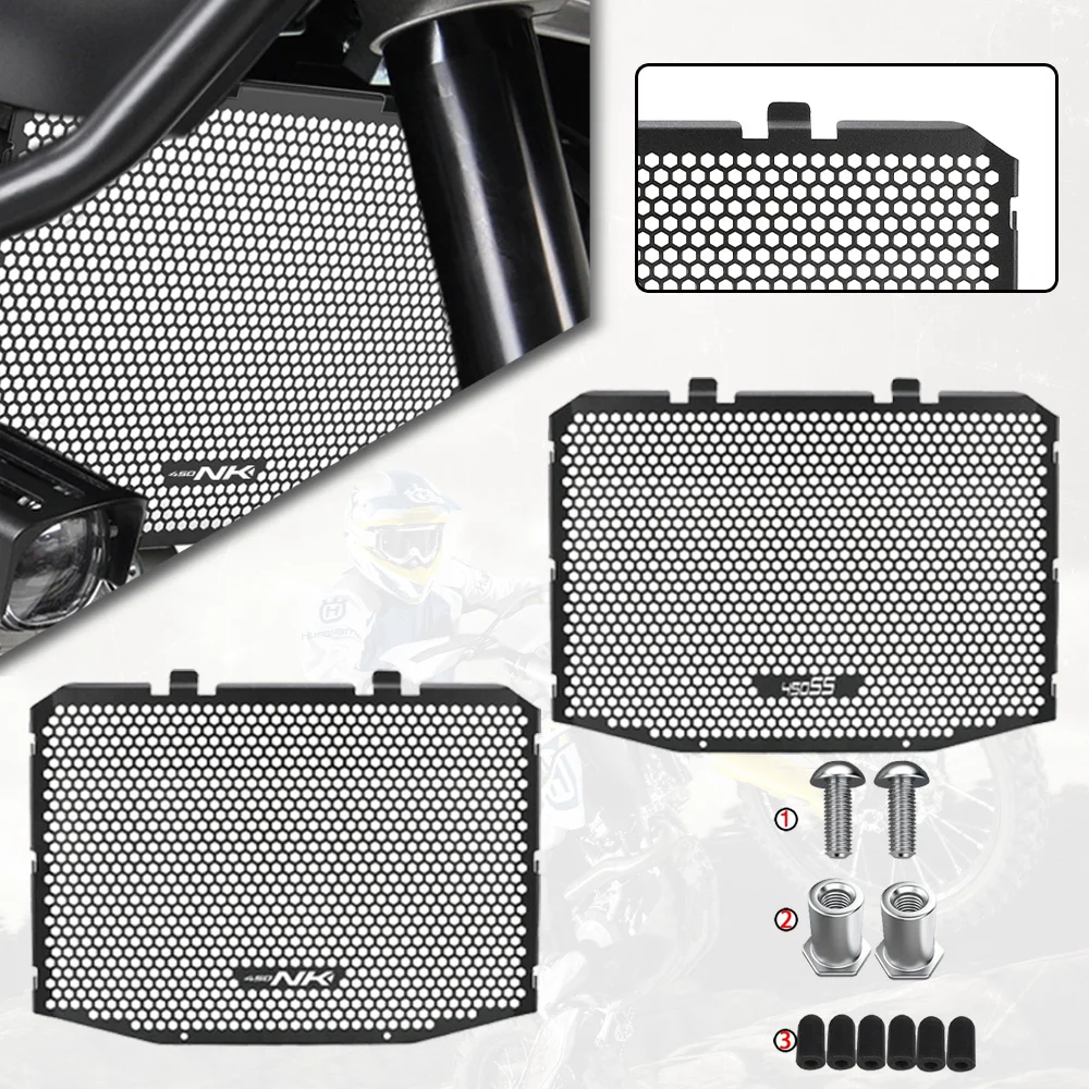 

Защитная накладка на радиатор из алюминия для мотоциклов CFMOTO 450NK, 450SR, 450SS, 450 SR (модели 2023-2024-2025 годов), аксессуар 2026 года