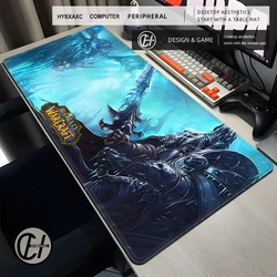 Lich King Mouse Pad Game World Of Warcraft HD Print Rubber Gaming Mousepad 80x40cm Large Mouse Mat Pc Gamer WOW Desk Mat Xxl