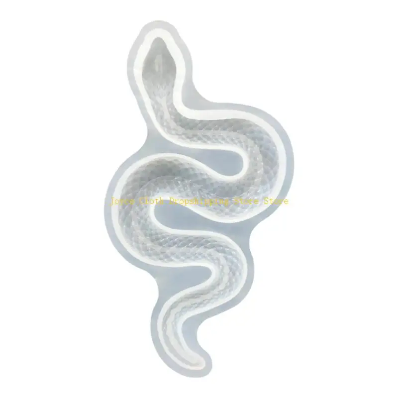 Safe Silicone Snake Mold With High Temperature Resistance Realistic Snake Jewelry Mold For Various Applications 10CD