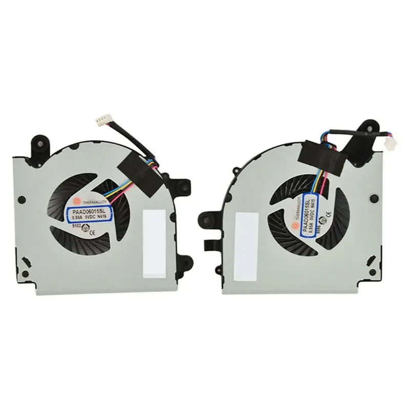 

CPU+GPU Cooling Fan Replacement Parts For MSI GF75 Thin 8RC 8RD 9SC 9SD PAAD06015SL N415 N416-ABIU