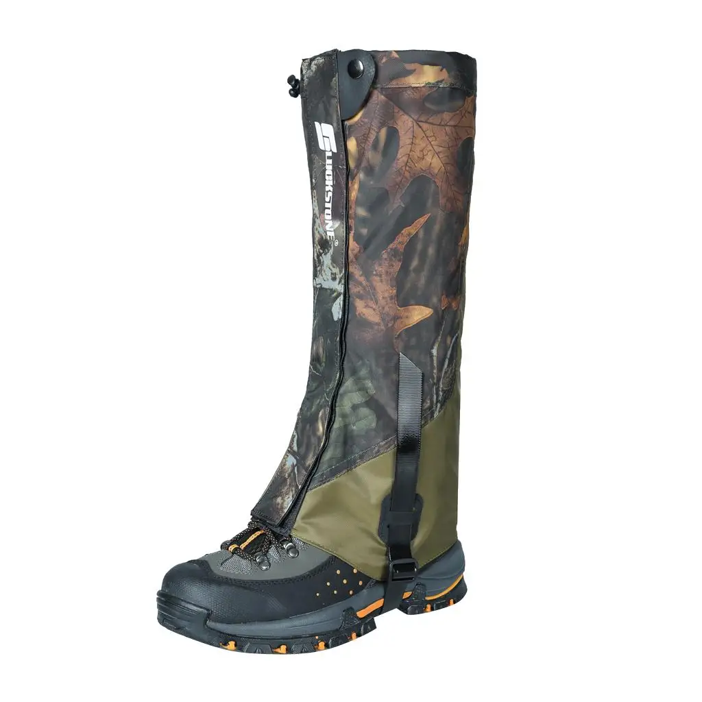 Waterproof Leg Gaiters Insulated Breathable Winter Shoe Covers Snow Boot Protector for Trekking Trail Climbing
