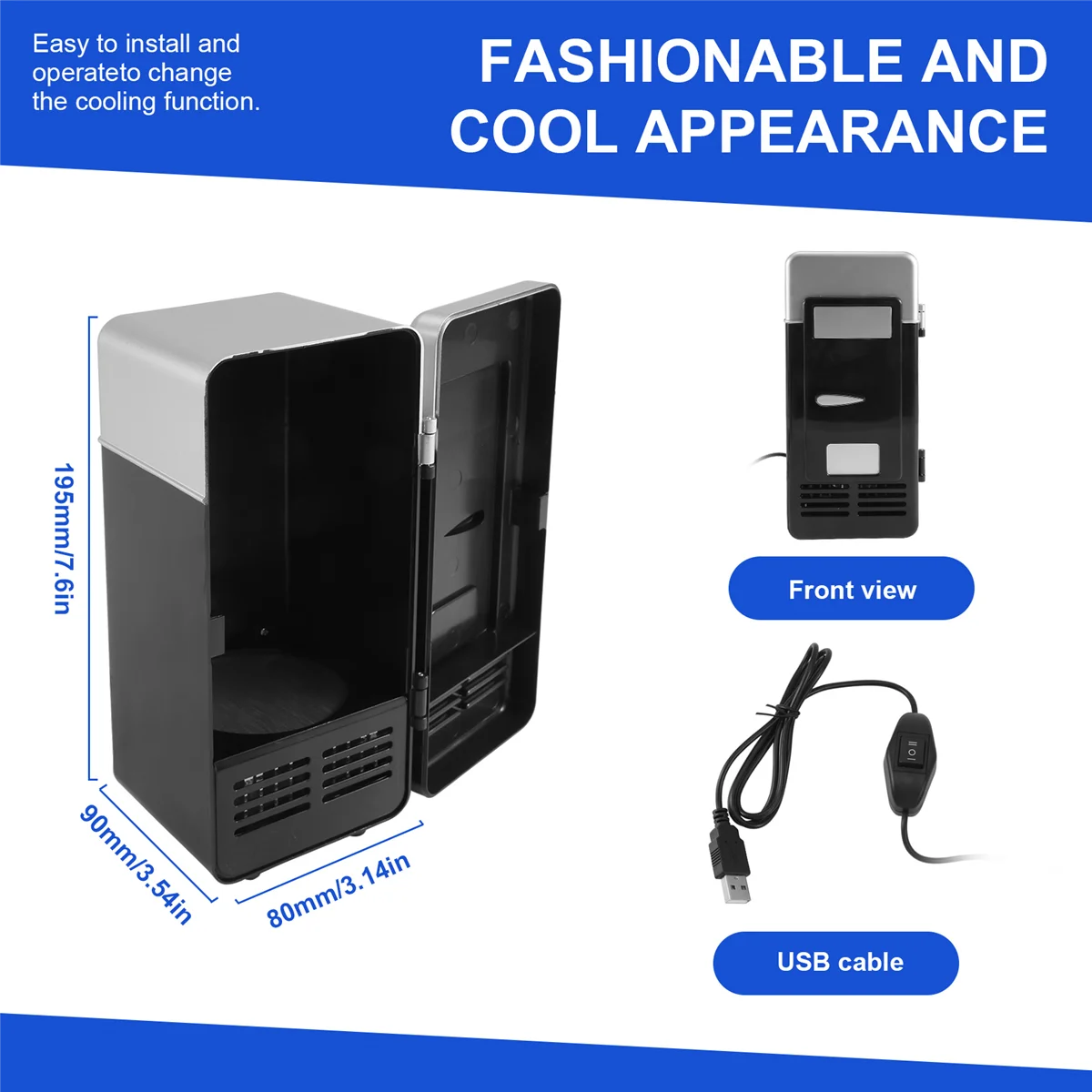 Usb Mini Fridge Cold Drop Shpping Freezer Usb Mini Fridge Small Portable Soda Mini Refrigerator For Car Black