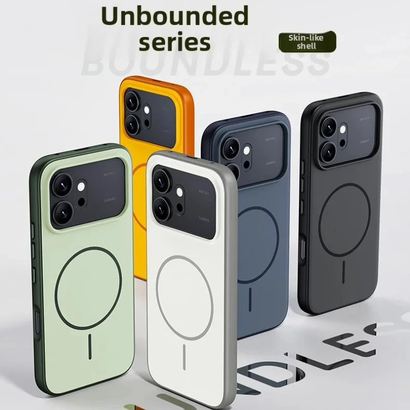 

For Huawei Honor 600 Pro Frosted Magnetic Phone Case Stylish Colors Skin-friendly Anti Scratch Funda Shell Shockproof Back Cover