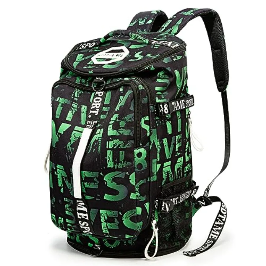 

Спортивная сумка-рюкзак с отделением для обуви, 4-в-1 дорожная сумка для женщин и мужчин, многофункциональная сумка для выходных с отделением для воды.