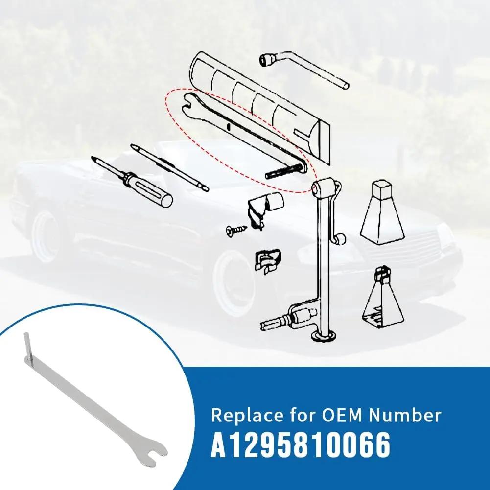 Soft Top Hand Operated Manual Override Tool for Mercedes W129 R129 Replace for OEM Number A1295810066 Stainless Steel