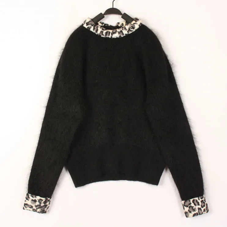 

Vintage Handmade Loose Women's Camere Sweater Lazy Sle Japanese System Forest College Commute Warm Long Sve round Ne