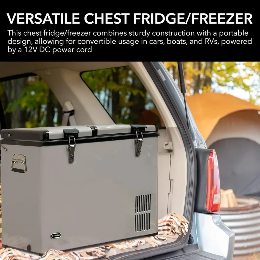 # Camping, RV-8°F To 50°F QlL # Portable Fridge Optional Wheels, FOR AC 110V/ DC 12V Real Freezer For Car, Home,