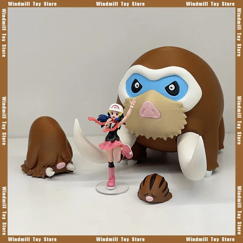 

3D Printing 1/20 Scale World Swinub Piloswine Mamoswine Pokémon Game Peripheral PLA Collection Model Desktop Ornament Decoration