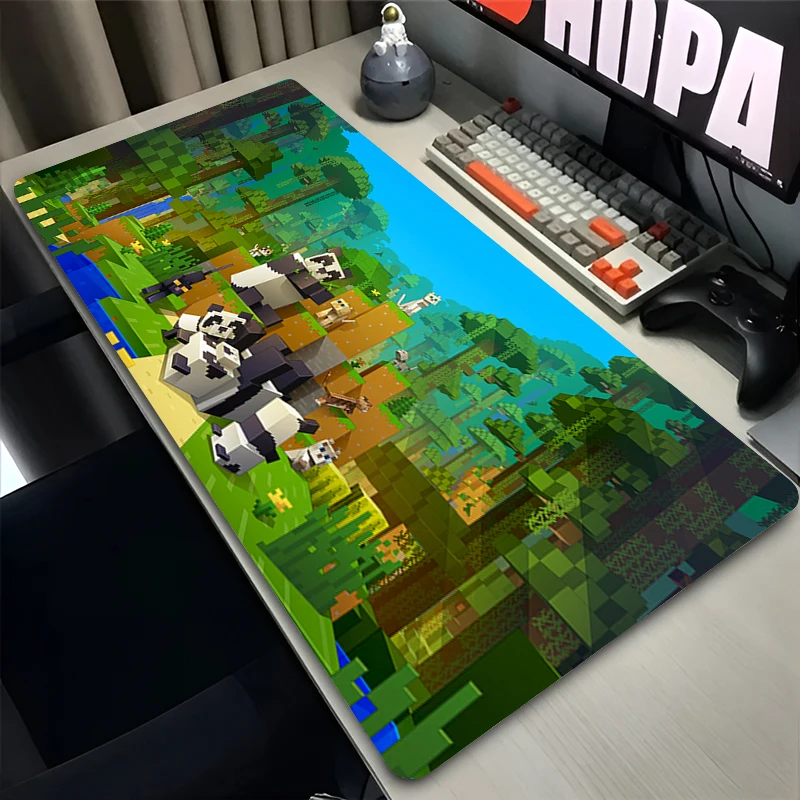 Accessori da gioco XXL Cartoon Gamer Tastiera Tappetino da scrivania M-minecraftS Tappetino per mouse Tappetino per mouse in gomma antiscivolo per notebook portatile