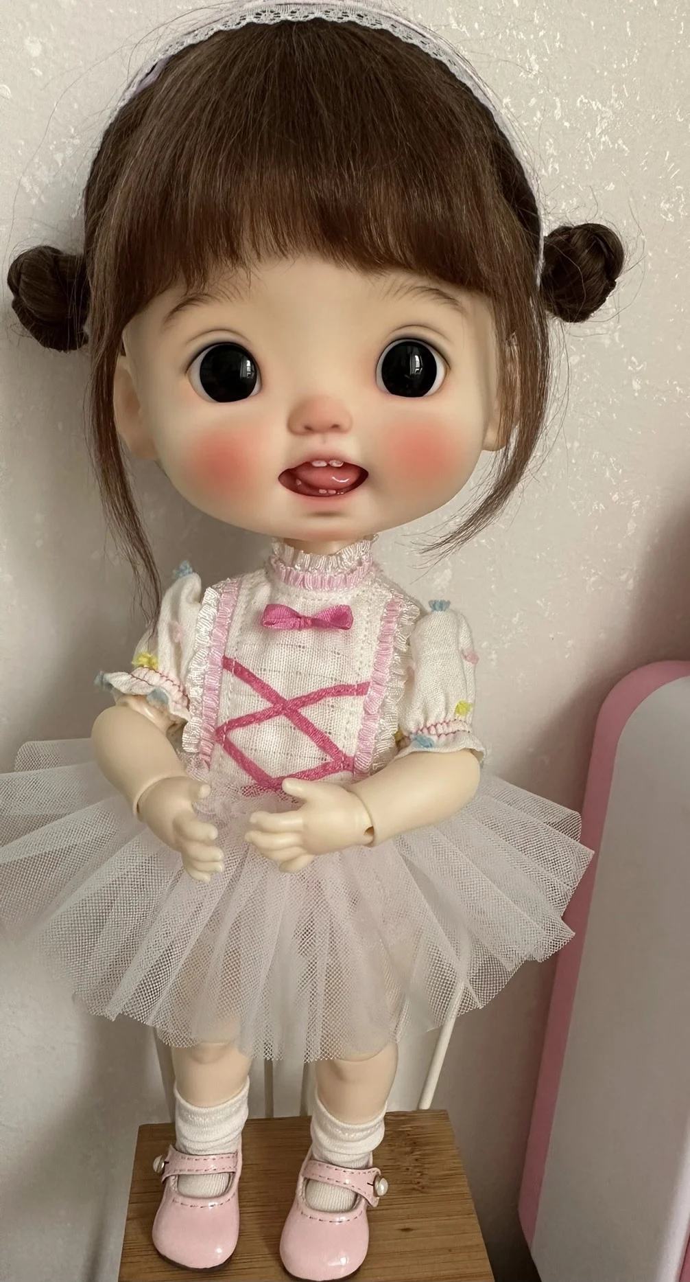 SD Doll bjd 1/4 popovy Nuo Nuo Nuo A birthday present High Quality Articulated puppet Toys gift Dolly Model nude Collection