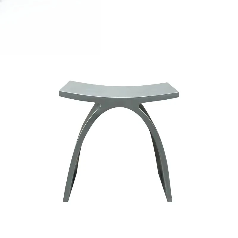 

Acrylic shower stool Fixed shower chair stool Stone resin bathroom stool Chair