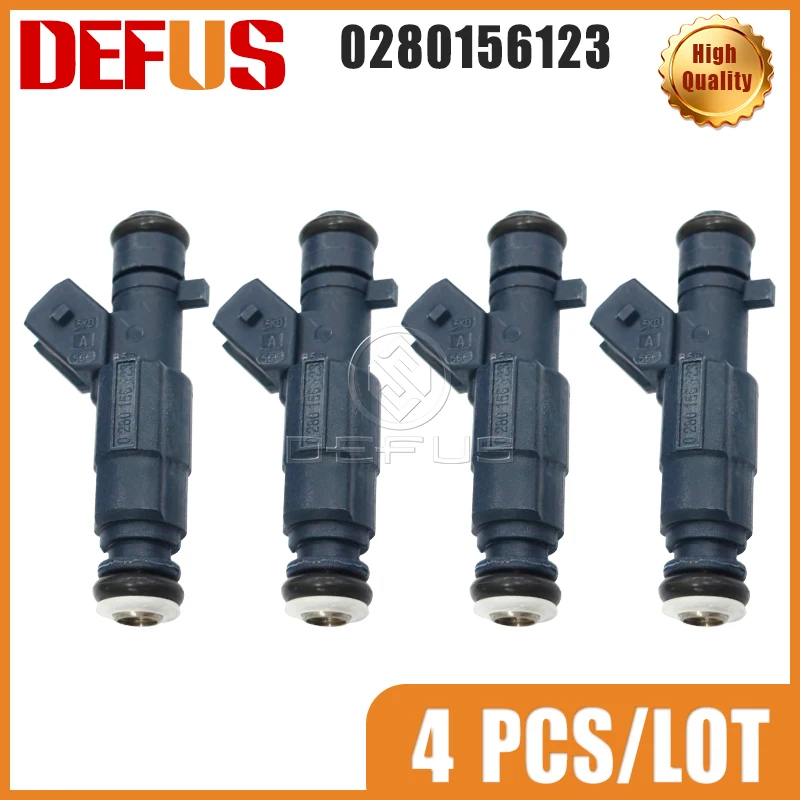 DEFUS 4/6/8 PCS Consistent Spray Fuel Injector OEM 0280156123 fits 2004-2006 SRX 3.6L V6 04 05 06 Engine Assembly Repair Compont
