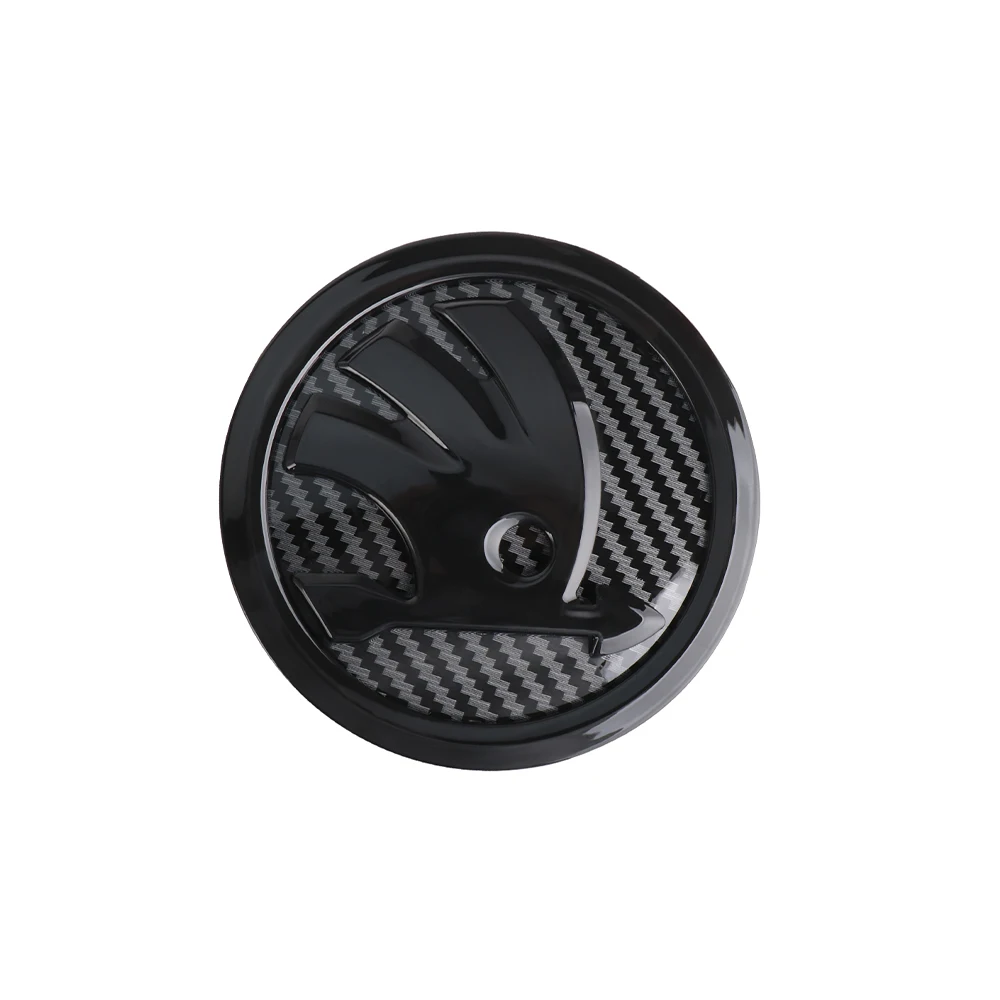80mm 90mm 100mm ABS embleem voor Skoda Fabia 2 Octavia S Superb Rapid Yeti Karoq Vision auto voor- achter- kofferbak- achterklep sticker - afbeelding 1