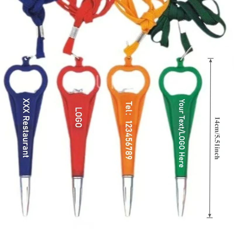 12PCS Funny 2-in-1 Customizable Ballpoint Pens with Bottle Opener & Rope Multifunctional Ballpoint Pens for Party Favors