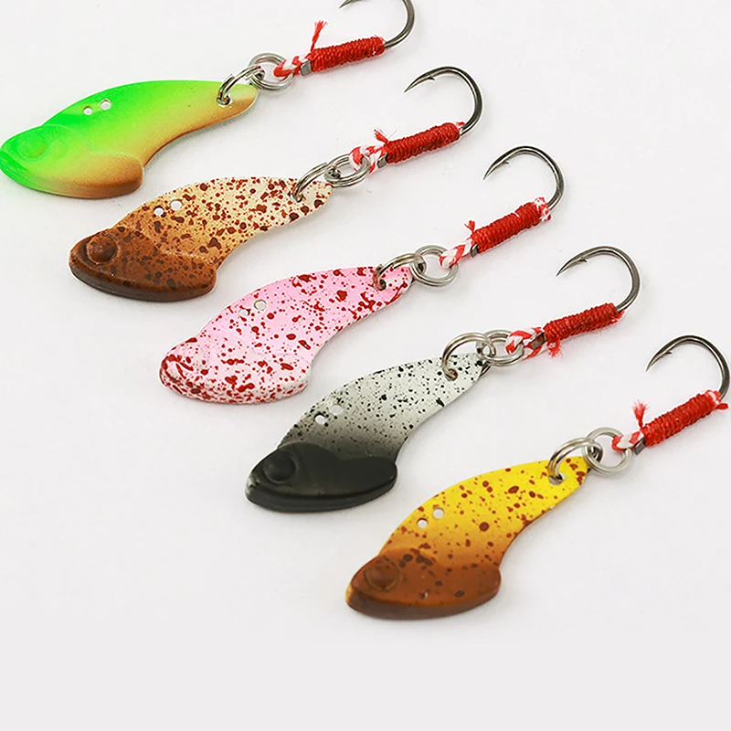 

Weiwu Xiaowan Knife 2.7g 26mm Sequin Road Subbait Metal Bait VIB Hard Bait White Stripe Horse Mouth