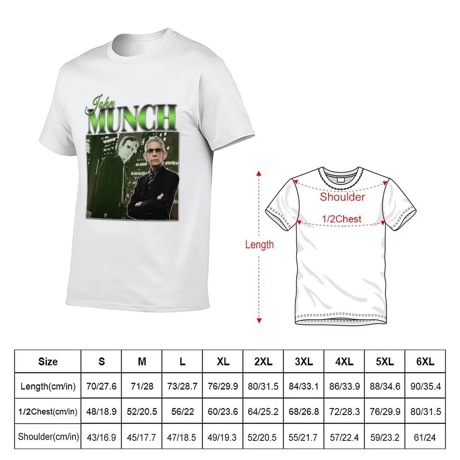 John Munch 90s Inspired Vintage Homage T-Shirt funny t shirts dark humor black cotton t-shirt plain for man package T-Shirt