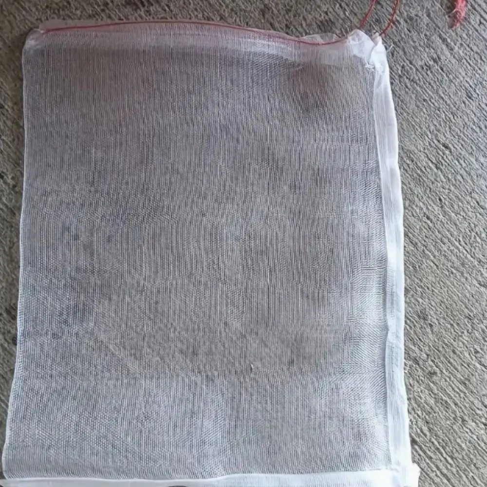 3PCS Large Anti-Insect Drawstring Mesh Bags Insect Bird Anti-fly Fruit Protection Bag Reusable Protective Cured Meat Mesh Bag