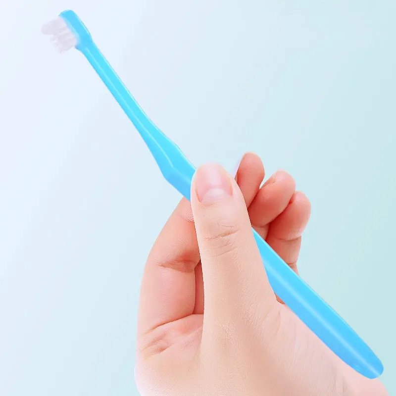 Dog Toothbrush Small Head Pet Toothbrush Dog Teeth Cleaning Soft Hair Teeth Brush for Cat Mouth Cleaning Oral Care Pet Products