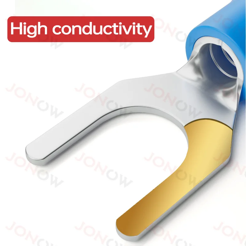 460PCS Fork Crimp Terminal Electrical Wire Connectors M4/M5/M6 Boxed Spade Lugs Quick Splice Cables For Connection Screw