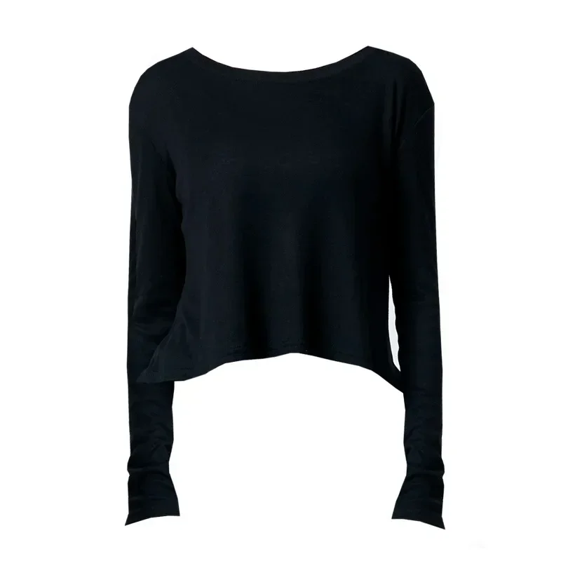 بلوزة فضفاضة تناسب الرقص النسائي الكلاسيكي بأكمام طويلة بدلة الجسم الصينية للربيع والصيف الحديثة