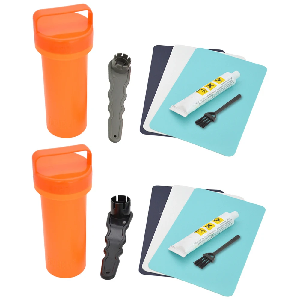 Repair Kit SUP Repair Kit With PVC Patches And Glue For Inflatables Stand-Up Paddleboard Repair Kit With Wrench For Kayak