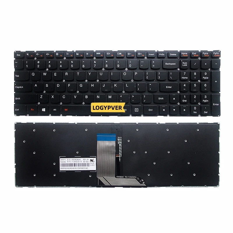 For Lenovo IdeaPad 500S-15ISK M51-80 700-15 700-15ISK 700-17ISK 700-17 Flex 3-1570 Flex 3-1580  Laptop Keyboard Backlit