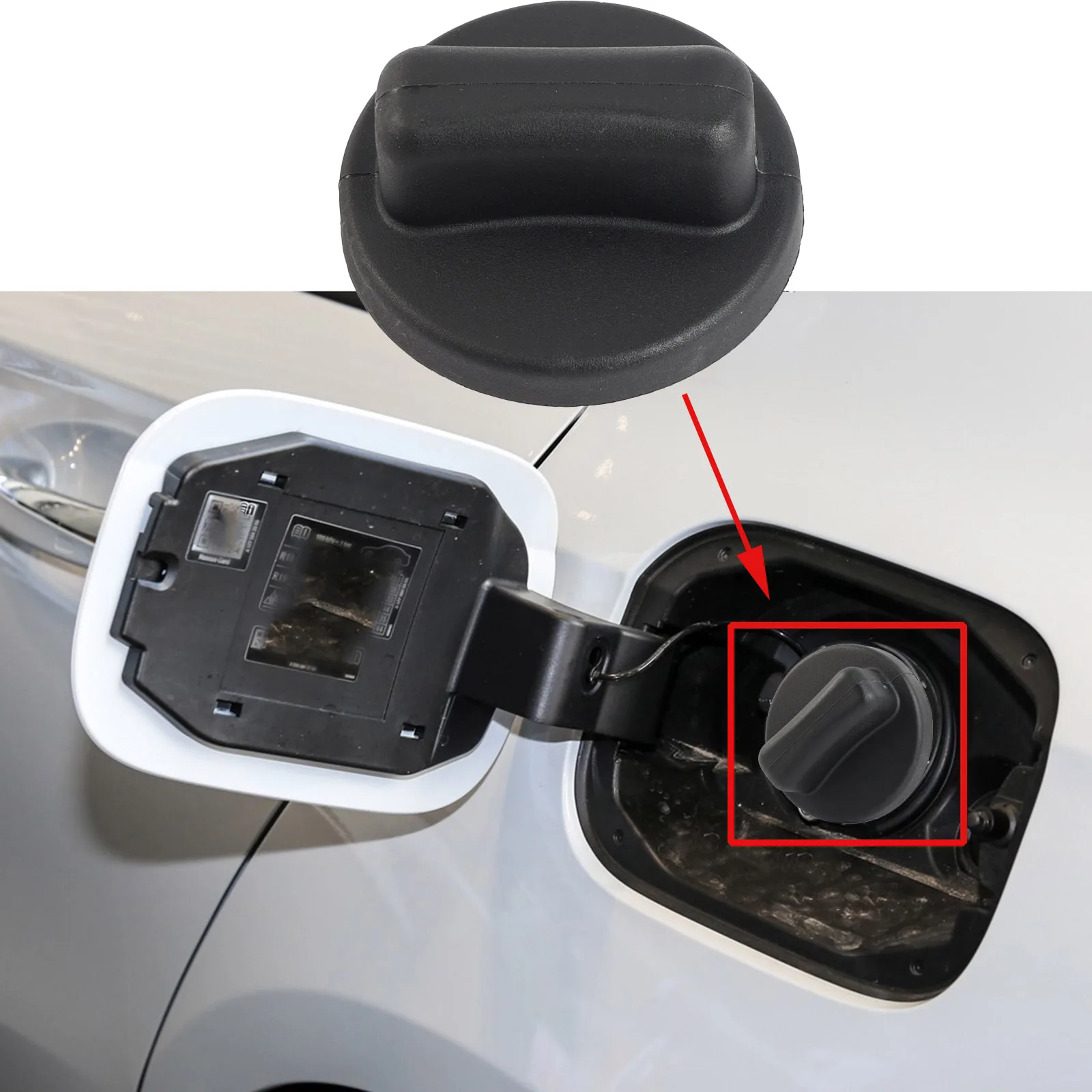 Tank Cap For BMW 3 5 6 7 8 Series X5 Z3 Engine Oil Petrol Fuel Tank Filler Cap Cover Closure Lock Fuel Tank Black 1404700005