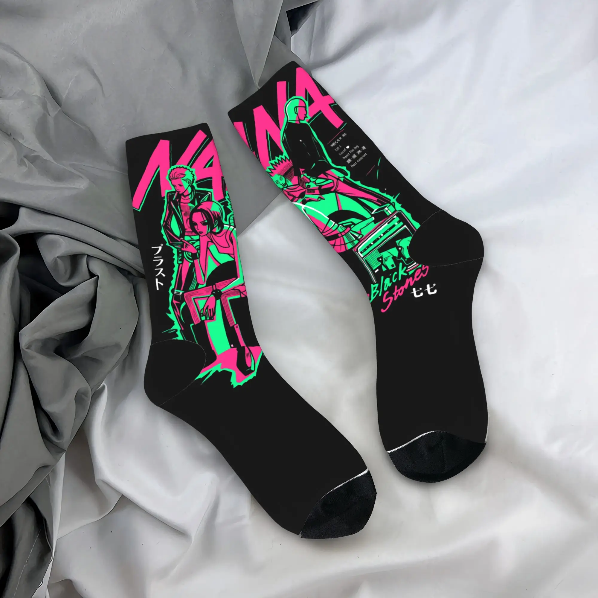 

Anime Nana Osaki Socks Winter Stockings Novelty Couple High Quality Socks Printed Cycling Non Slip Socks