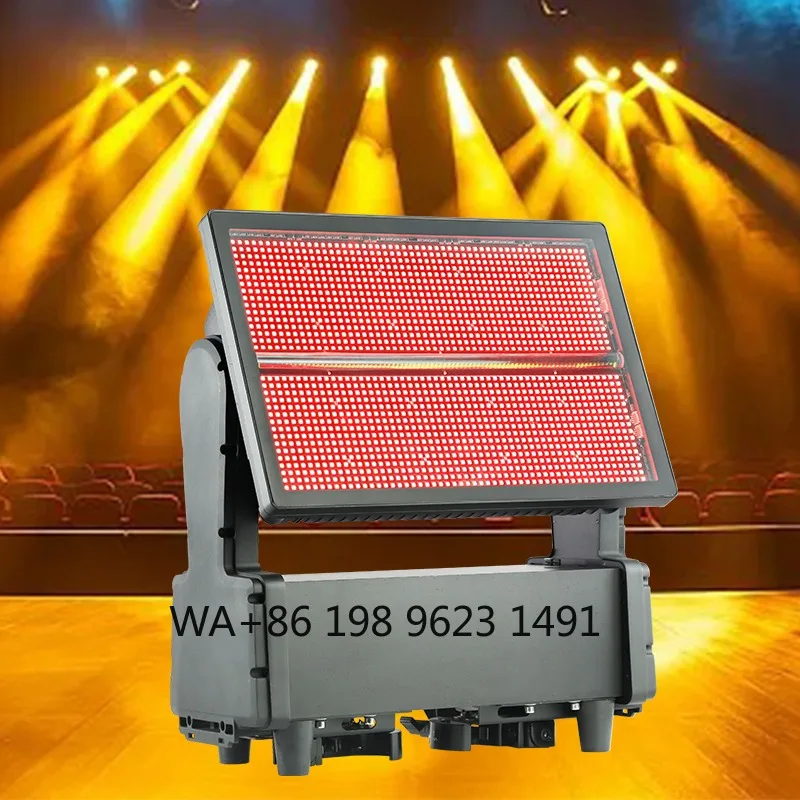 2000W IP65 Waterproof RGBW LED Strobe Light 1728 Pixel Wash Moving Head Outdoor Disco Stage Lighting