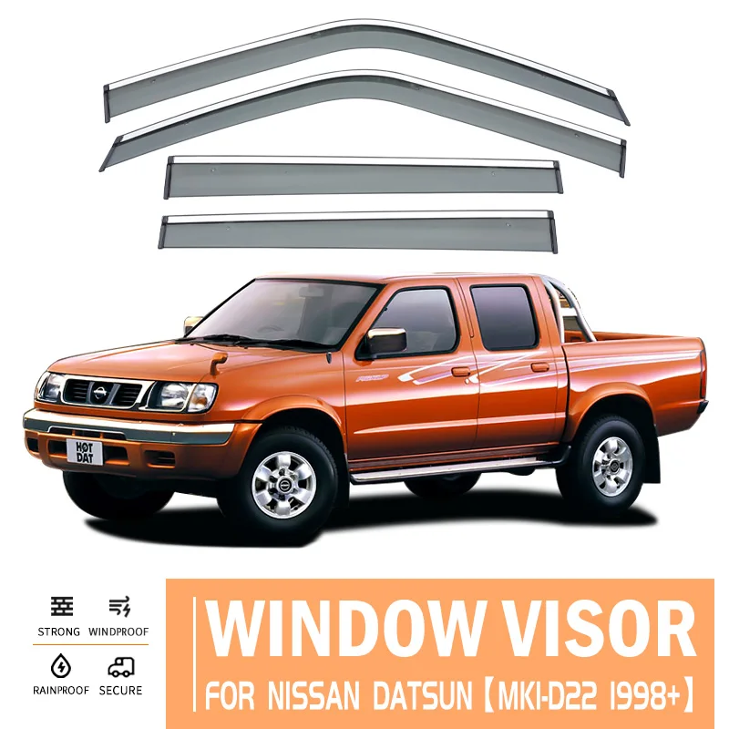 

Для NISSAN Datsun 1998 + пластиковый козырек для окна вентиляционные оттенки Защита от солнца дождя для NISSAN Datsun 1998 +